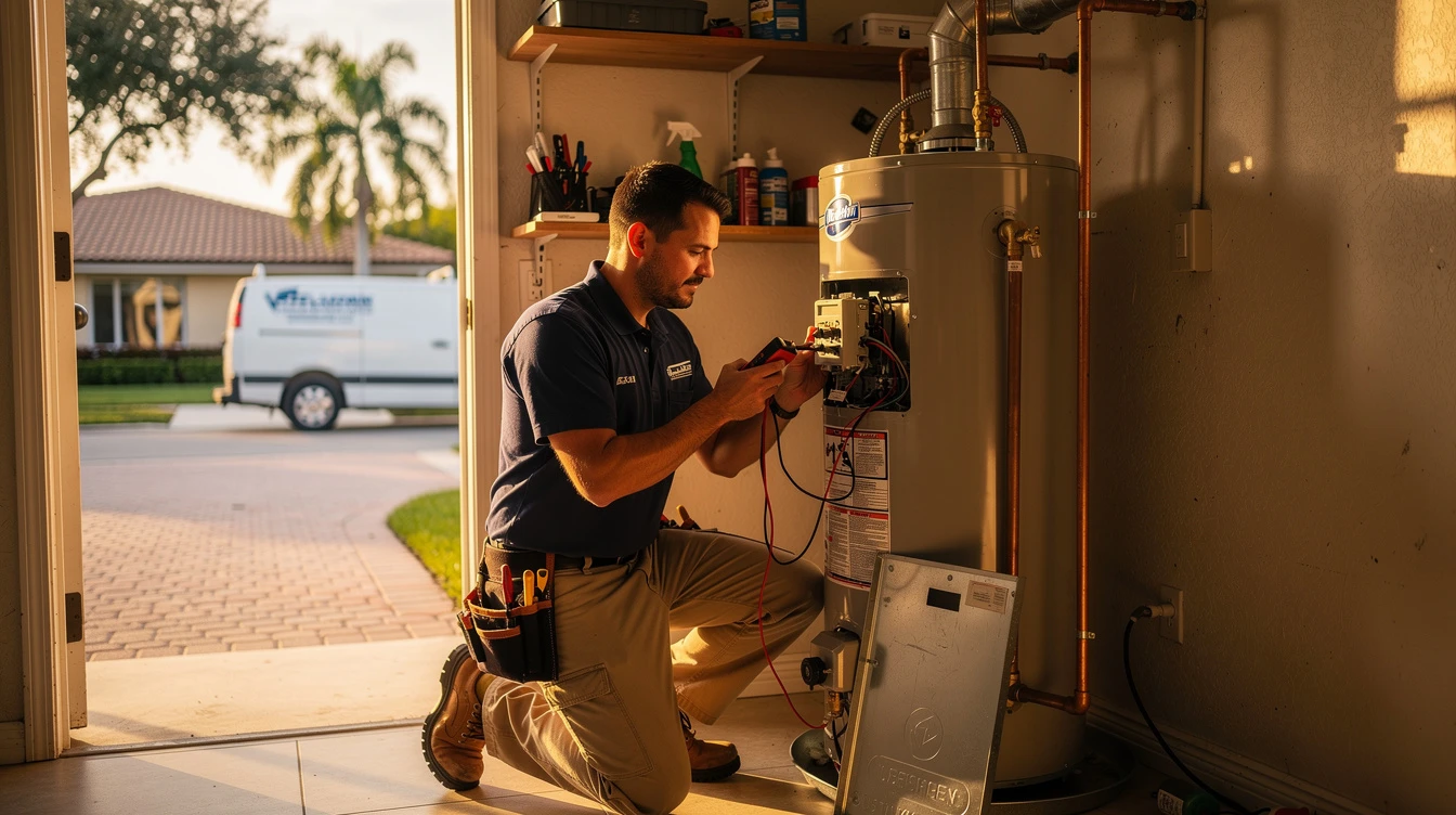 Plumber feeding a sewer camera down a clean-out and reading the line on the monitor before quoting